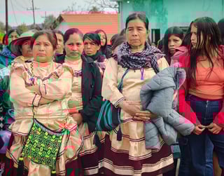 Mujeres de zonas indígenas de Durango marchan por el 8M