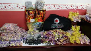 Aseguran 70 kilos de pirotecnia en Gómez Palacio