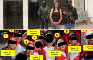 Mujer detenida en Lerdo es vinculada a proceso por homicidio de varios familiares en Veracruz