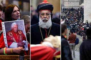 FOTOS: Así despidieron miles de fieles al papa emérito Benedicto XVI