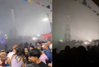 VIDEO: Sin luz y bajo la lluvia, así se vivió la tormenta desde le feria de Gómez Palacio