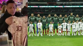 Ronaldo presume camiseta del Tricolor que le regaló uno de los seleccionados mexicanos 