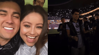 ¿Publicidad o amor verdadero? Karol Sevilla y Mario Bautista son captados juntos en la final América-Tigres