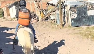 'Didi Horse': Repartidor duranguense se vuelve viral