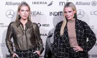 Sobrinas de Lady Di en el Fashion Week de Madrid 