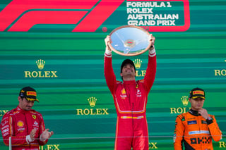 Sainz gana en Melbourne el Gran Premio de Australia; Checo fue quinto