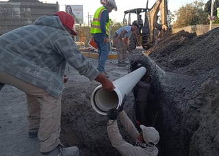 Casi lista, reparación de fuga por el Santuario 