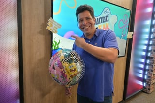 Larga vida para 'Bob Esponja'; Luis Carreño celebra a la esponja amarilla