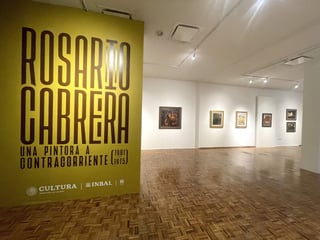 Exploran a Rosario Cabrera en muestra 