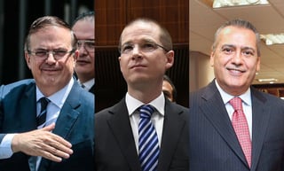 Los nuevos senadores, Ebrard, Anaya y Beltrones acuden a registrarse al Senado