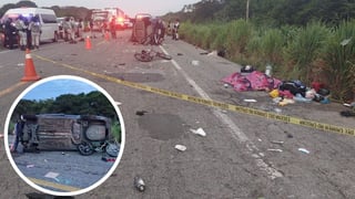 Vehículo atropelló a caravana migrante sobre la Panamericana; dos muertos y 17 heridos