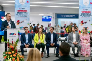 Ya tiene Durango un aeropuerto amplio y remodelado para recibir hasta 760 mil pasajeros: Esteban Villegas 