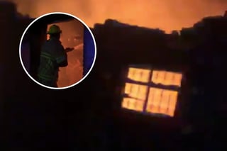 Fuego consumió una vivienda en el municipio de Poanas | VIDEO