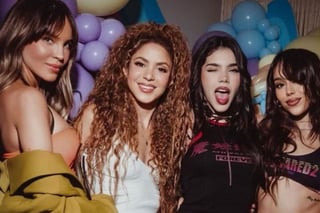 Shakira, Belinda y Danna se reunieron en una fiesta de 'Soltera'