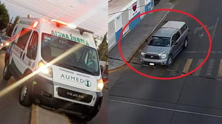 Choca a propósito una ambulancia en servicio y se da a la fuga