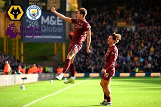 Manchester City gana por 2-1 al Wolverhampton en Premier League