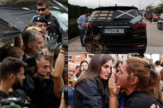 Reyes de España fueron recibidos con insultos y barro en su visita a Valencia | VIDEO