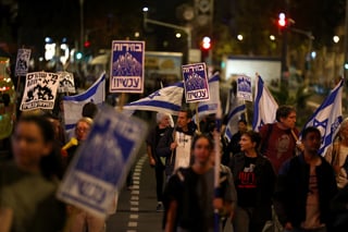 Continúan las manifestaciones en Jerusalén en contra del Gobierno de Netanyahu