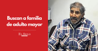 Buscan a familiares de un adulto mayor localizado en Durango capital