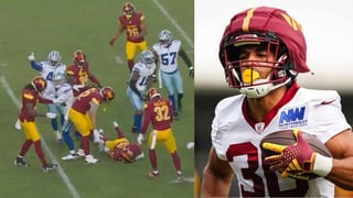 NFL: Golpe manda a protocolo de conmoción a Austin Ekeler en el Cowboys-Commanders | VIDEO