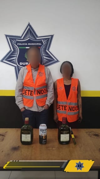 Agarraron a dos ladrones de vino 