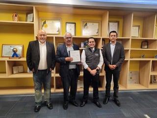 Rector de la UJED gestiona recursos extraordinarios y recibe concesión de TV UJED en la CDMX 