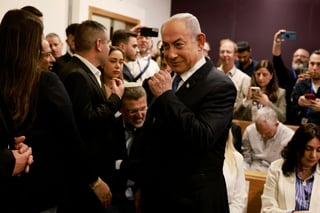 Netanyahu declara por primera vez en juicio en su contra por corrupción