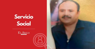 Se busca a varón desaparecido desde el 10 de diciembre en la ciudad de Durango