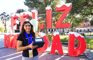 Valeria Amparán, una Navidad de Campeonato