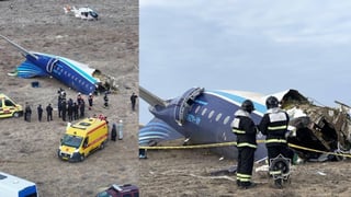 Avión de Azerbaijan Airlines fue alcanzado por misil ruso, según funcionario de EU 