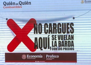 Exhibirán a gasolineras que se 'vuelan la barda' con precios, en Durango