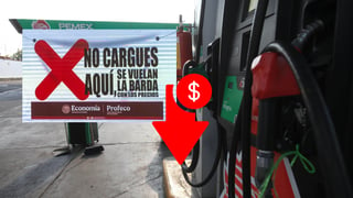 ¿Las gasolineras bajaron sus precios ante advertencias de colocación de mantas?, esto dice Profeco