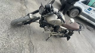 Motociclista termina lesionado en choque ocurrido en Gómez Palacio