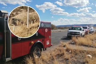 Volcadura en la Durango-Parral deja a una persona lesionada