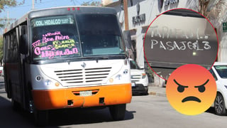 Usuarios del transporte público de Durango se quejan por adelanto de nueva tarifa 