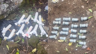 Aseguran armas y explosivos artesanales durante operativo en la sierra de Durango