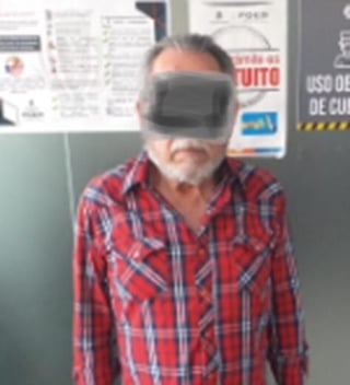 Adulto mayor golpeó a su mujer y fue arrestado por policías estatales 