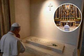 León XIV: El papa visita la tumba de Francisco en la Basílica Santa María la Mayor de Roma
