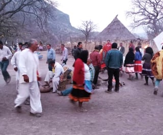 O´dams danzan en Mezquital para atraer las lluvias 