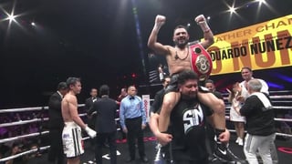 Eduardo Núñez, campeón mundial superpluma FIB 