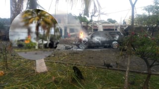 Explosión de coche bomba frente a base comunitaria en Coahuayana, Michoacán