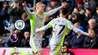 Premier League: Manchester City arrasa al Crystal Palace con doblete de Haaland y gol de Foden