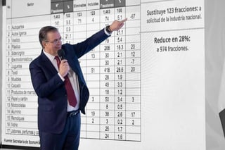 Ebrard presenta medidas arancelarias para proteger empleo nacional; 'no hay piso parejo', dice