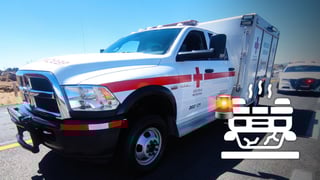 Volcadura en carretera Durango-Parral deja tres personas lesionadas 