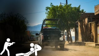 Balean a dos hombres en Mezquital mientras arreaban ganado