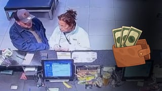 Pareja toma monedero con 10 mil pesos en efectivo en zapatería de Durango; una cámara los grabó 