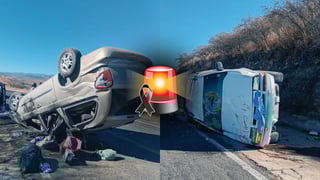 Un menor sin vida y cuatro lesionados, el saldo de volcadura en carretera de Ocampo