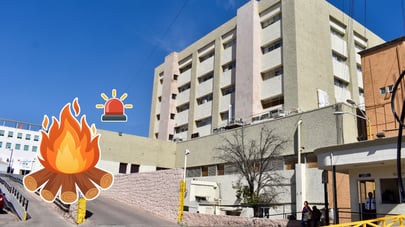 Bebé de 9 meses sufre quemaduras graves al caer en una fogata en Mezquital