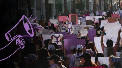 8M: 'hay motivos para marchar', en Durango hubo 11 mujeres asesinadas y una violación cada tres días