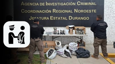 Sentencian a dos de los detenidos con explosivos en Sebastián Lerdo de Tejada, Durango